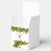 Bruiloft lemon liefde is zoet  bedankdoosjes (Geopend)