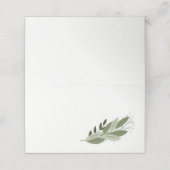 Bruiloft lente plaats kaart plaatskaartje (Buitenkant ongevouwen)