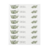 Bruiloft lente retour adres label (Vel)