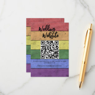 Bruiloft LGBT vlag pride  Behuizing Kaart