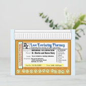 Bruiloft liefde eeuwig kaart (Staand voorkant)