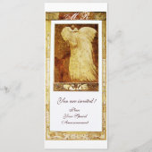 BRUILOFT LIEFDE PAUW MONOGRAM Bruin Programma Programmakaart (Voorkant)