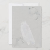 BRUILOFT | Lila Abstracte alcohol uit alcohol uit Kaart (Achterkant)