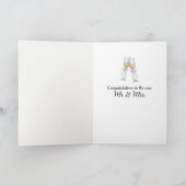 Bruiloft Lila ontwerp Kaart (Binnen)