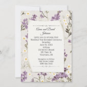 Bruiloft Lilacs voor Gelofte Vernieuwing Kaart (Voorkant)