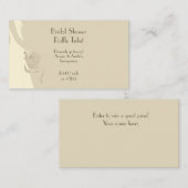 Bruiloft Lotterij Tickets Enclosure Kaart (Voorkant / Achterkant)