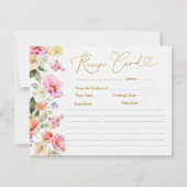 Bruiloft Love In Bloom Bruiloftsreceptkaart Kaart (Voorkant)
