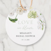 Bruiloft Love In Bloom Dankbetuigingen Favor Bedankjes Labels (Voorkant)