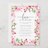 Bruiloft: Love In Bloom Kaart (Voorkant)