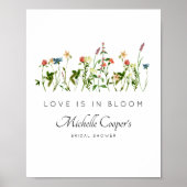 Bruiloft Love is in Bloom Poster (Voorkant)