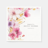 Bruiloft 'Love is in Bloom' Servet (Voorkant)