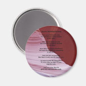 Bruiloft magneet Apache Zegen Voel Geen Regen Rond (Voorkant / Achterkant)