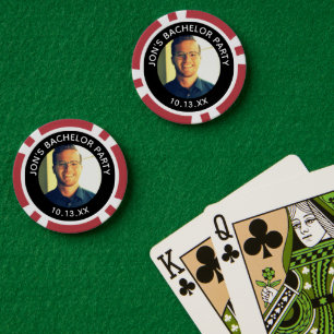 Bruiloft Man Foto Casino Poker Chips
