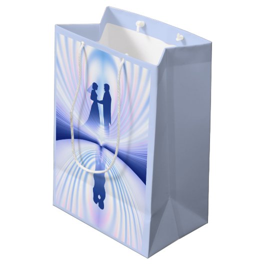bruiloft medium cadeauzakje (Achterkant Gekanteld)