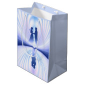 bruiloft medium cadeauzakje (Voorkant Gekanteld)
