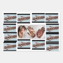 Bruiloft Mehandi Design Mehndi creatieve uitnodigi