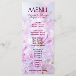 Bruiloft Menu aanpasbaar