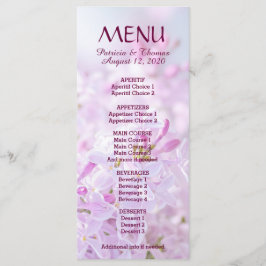 Bruiloft Menu aanpasbaar