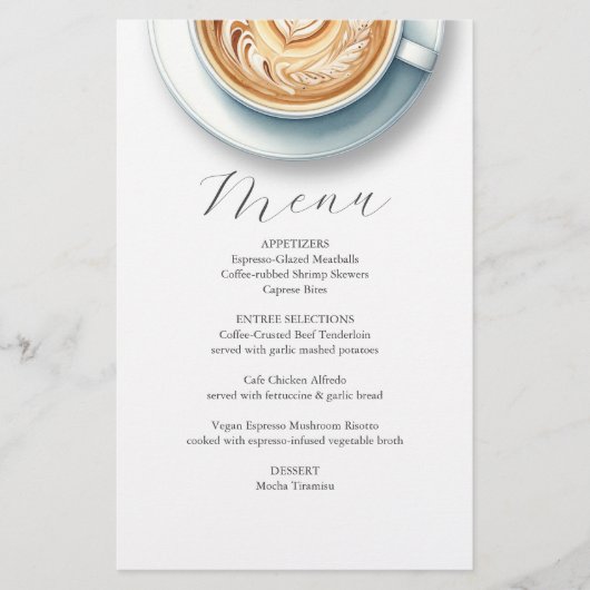 Bruiloft menu's Liefde is Brouwen Budget Flyer (Voorkant)