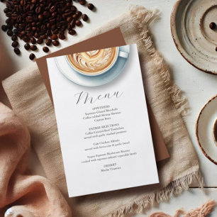 Bruiloft menu's Liefde is Brouwen Budget Flyer