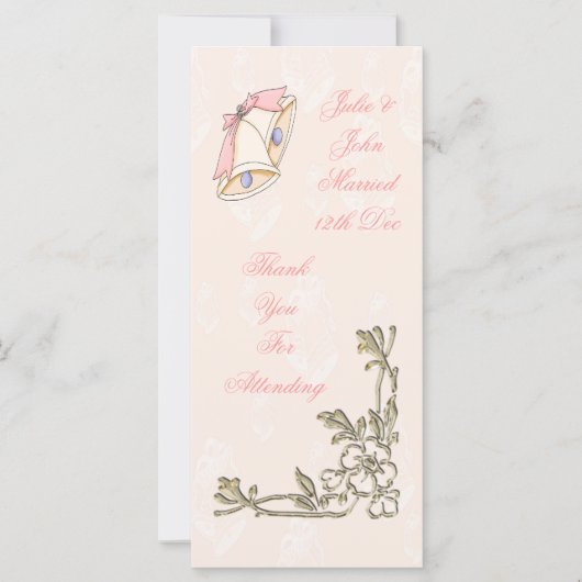 Bruiloft met bellen (Voorkant)