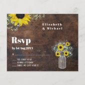 Bruiloft met beperkte middelen Rustieke zonnebloem