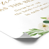 Bruiloft met bloemen Hoe oud was de bruid spel Poster (Hoek)