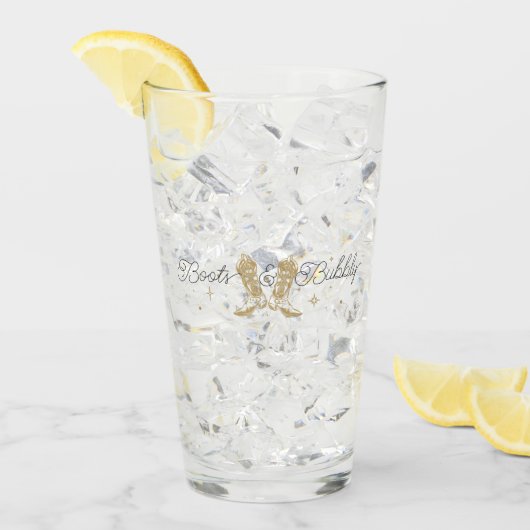 Bruiloft met bubbels & feestelijke bruidsjurk glas (Voorkant ijs)