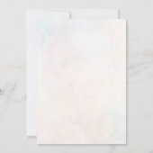 Bruiloft met champagne en brunch bedankkaart (Achterkant)