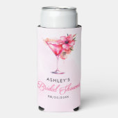 Bruiloft met champagne seltzer blikjeskoeler (Seltzer Voorkant)