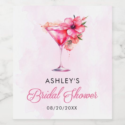 Bruiloft met champagne wijn etiket (Enkel label)