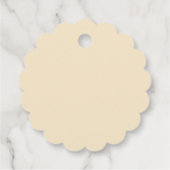 Bruiloft met citroenen en bloemen bedankjes labels (Achterkant)