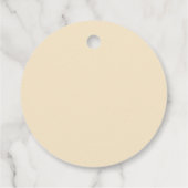 Bruiloft met citroenen en bloemen bedankjes labels (Achterkant)