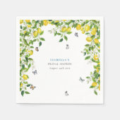 Bruiloft met citroenen servet (Voorkant)