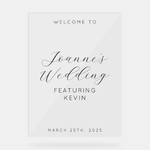 Bruiloft met de bruidegom Grappige Ceremonie Acryl Bord