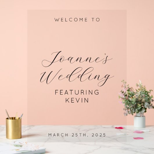 Bruiloft met de bruidegom Grappige Ceremonie Acryl Bord (Huwelijk)