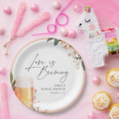 Bruiloft met een bierliefde borrel papieren bordje (Feest)