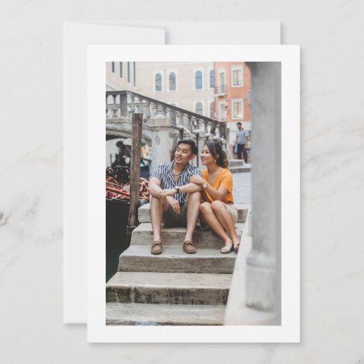 bruiloft met een reisthema | Destination Wedding Save The Date (Achterkant)