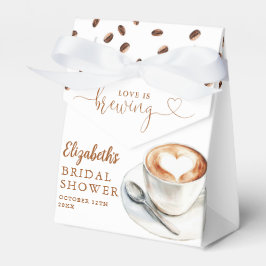 Bruiloft met koffiethema: Love Is Brewing Bedankdoosjes