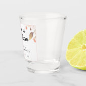 Bruiloft met Liefde in Bloei Shot Glas (Rechts)