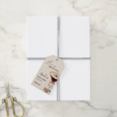 Bruiloft met Love is Brewing Espresso Martini Them Cadeaulabel (Met Touw)