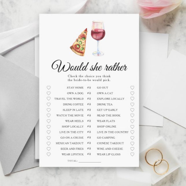 Bruiloft met pizza en wijn Zou zij liever (Creator heeft geüpload)
