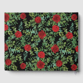 Bruiloft met rode roos gastenboek (Achterkant)