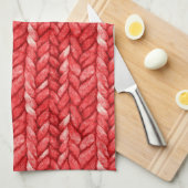 Bruiloft met Rode Trui Theedoek (Quarter Fold)