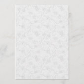 Bruiloft met Rozenblaadjes & Prosecco Champagne Advieskaart (Achterkant)