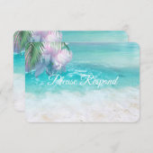 BRUILOFT Met RSVP FONTEIN WATER (Voorkant / Achterkant)