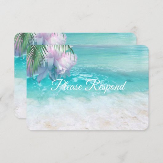 BRUILOFT Met RSVP FONTEIN WATER (Voorkant / Achterkant)