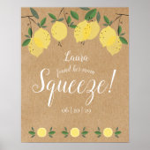 Bruiloft met Rustic Main Squeeze Citroenen Poster (Voorkant)