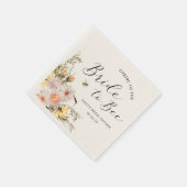 Bruiloft met Rustieke Wilde Bloemen Bruid-tot-Bee  Servet (Hoek)