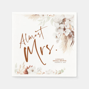 Bruiloft met Terracotta Bloemen voor Almost Mrs Bo Servet